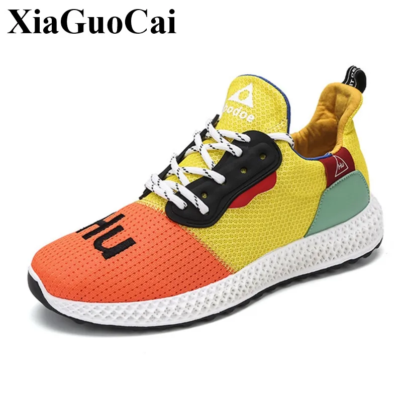 New Men Sneakers Adult Male Tenis Footwear Platform Lace-up Flat Casual Shoes Breathable Anti-skid Design Stylish Mixed Color | Обувь