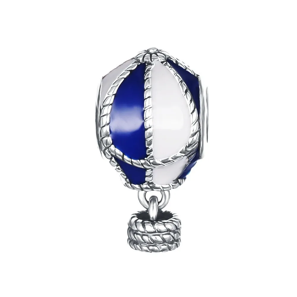 Прямая поставка 925 серебряные подвески эмаль кулон Бусины Fit Pandora браслет с