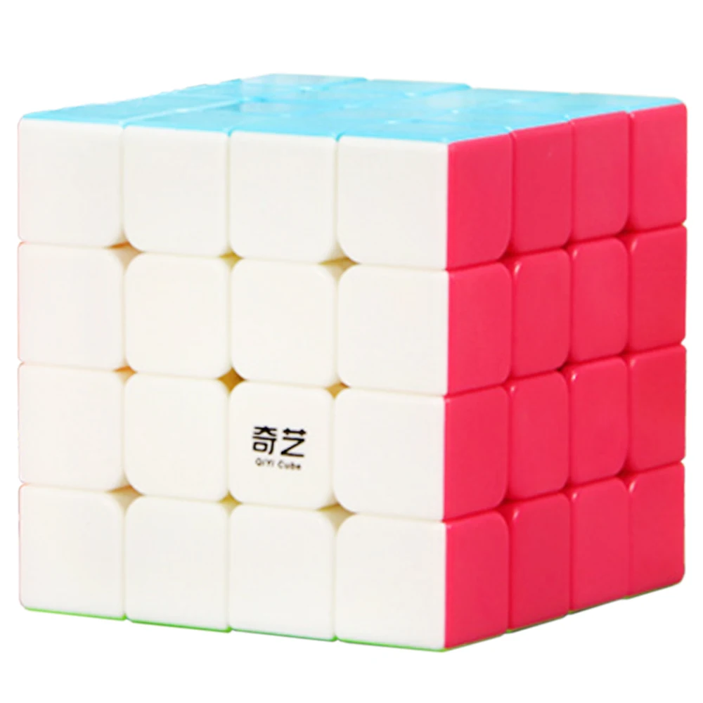 QiYi 4*4 Professional 4x4x4 быстрые магические кубики Cube игрушечные лошадки для детей 4 слоя