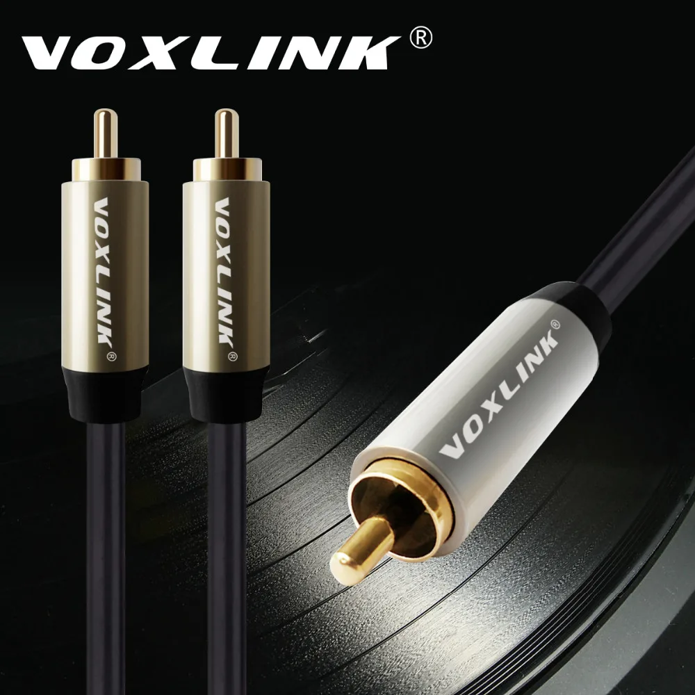 VOXLINK стерео цифровой коаксиальный аудио/видео RCA кабель Шнур мужчинами