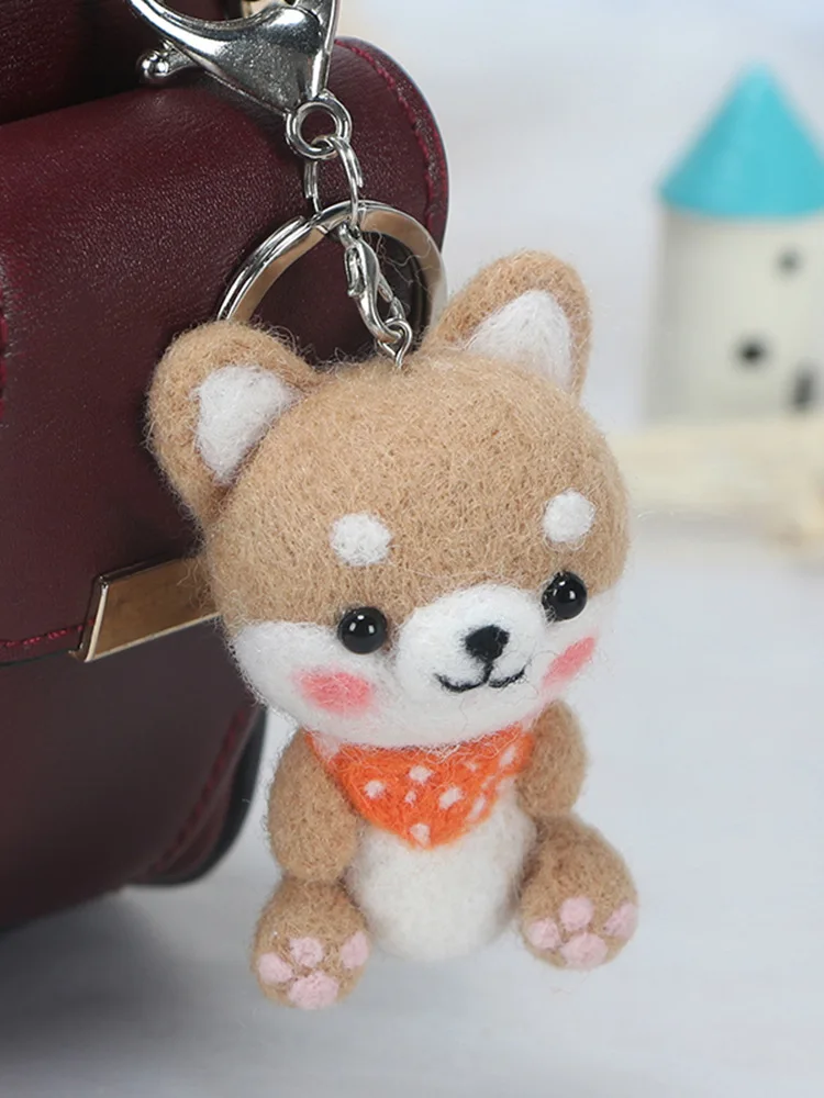 2019 новый шерстяной войлок DIY маленькая милая кукла с животными подвеска из 100%