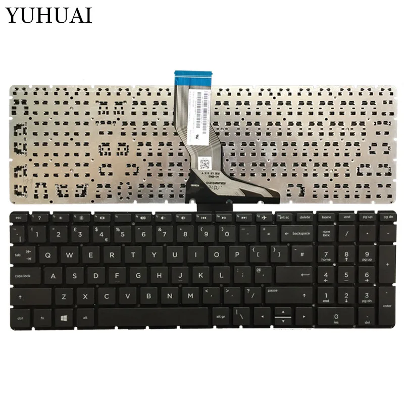 Клавиатура для ноутбука HP 250 G6 255 256 258 TPN-C129 TPN-C130 с упором рук без сенсорного экрана
