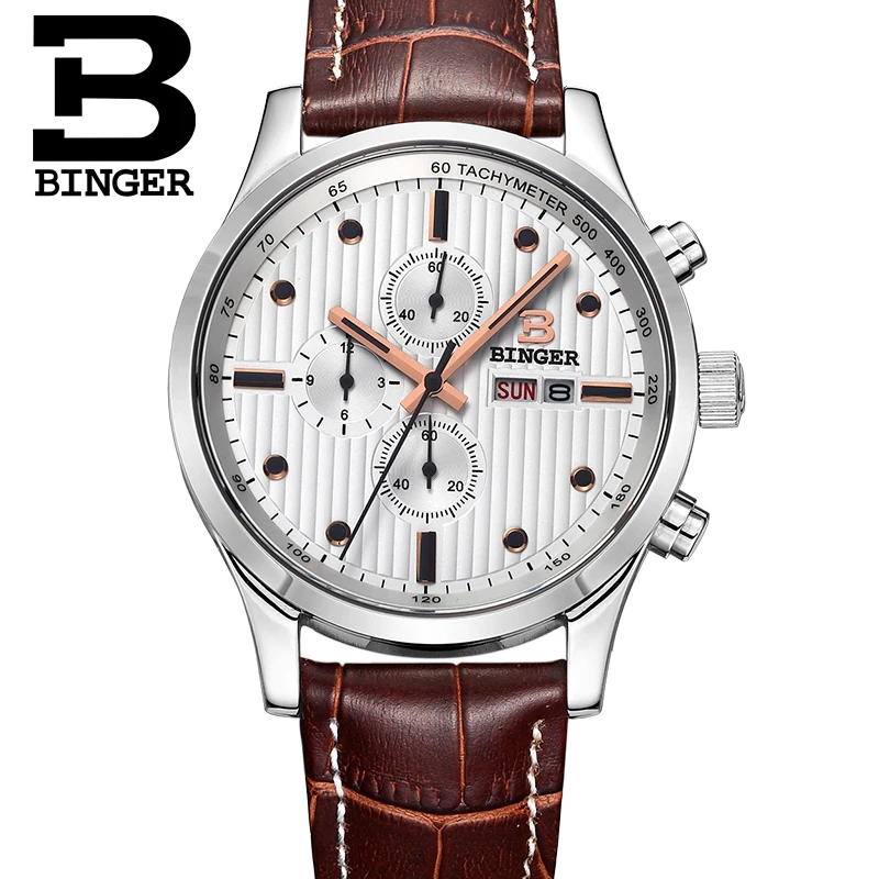 Часы наручные кварцевые с хронографом брендовые стильные спортивные