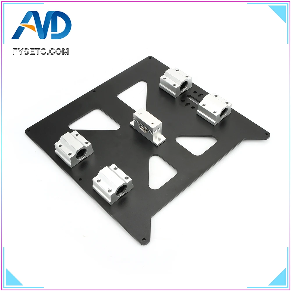 Алюминиевая анодированная пластина y-каретки с SC8UU pgrade Prusa i3 V2 опорная для горячей