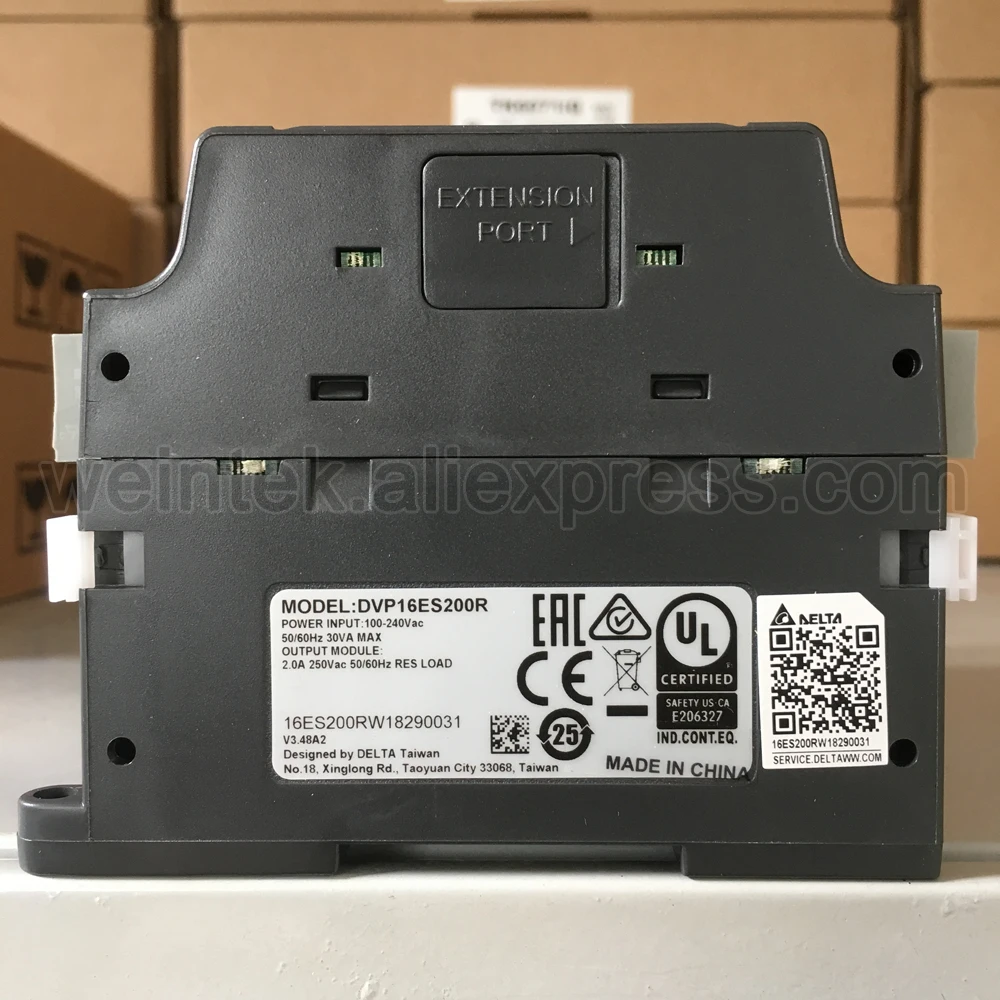 100% оригинальный Delta PLC DVP16ES200R 16 точек 8DI и 8DO реле 100-240 В переменного тока |