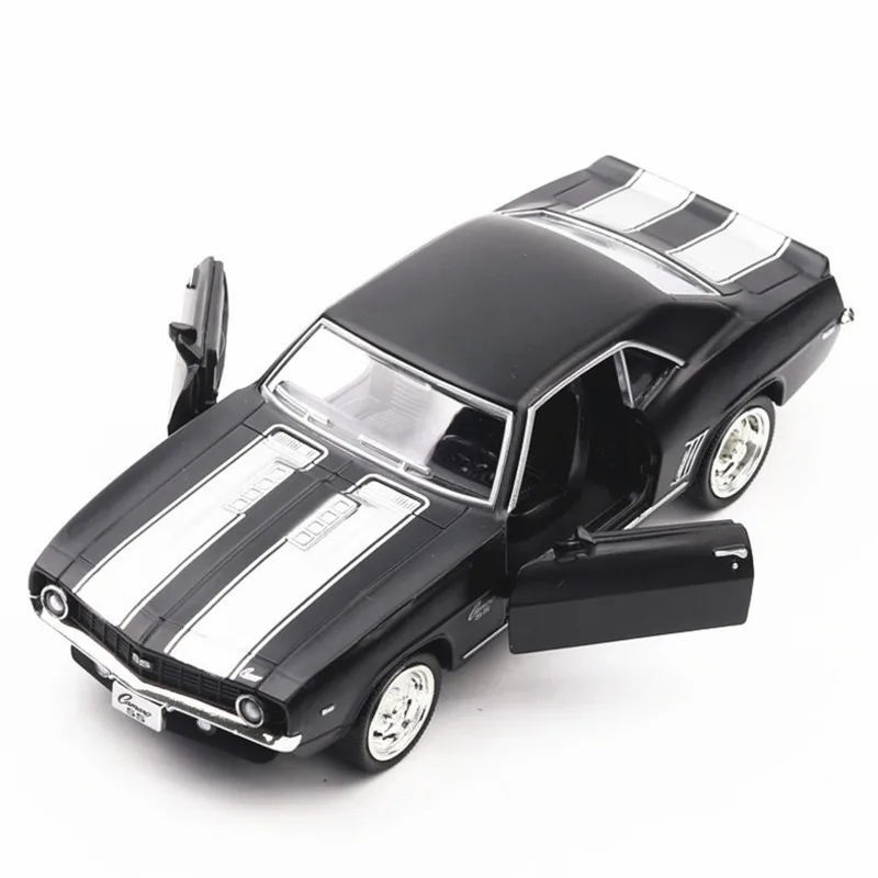 Масштаб 1:36 литая модель автомобиля из сплава металла для Chevrolet Camaro 1969 коллекция и