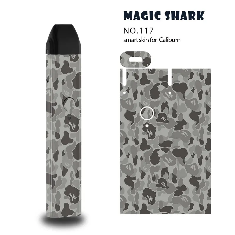 Чехол Magic Shark в стиле милитари камуфляжный чехол для денег долларах не выцветает наклейка пленка Uwell калиберн