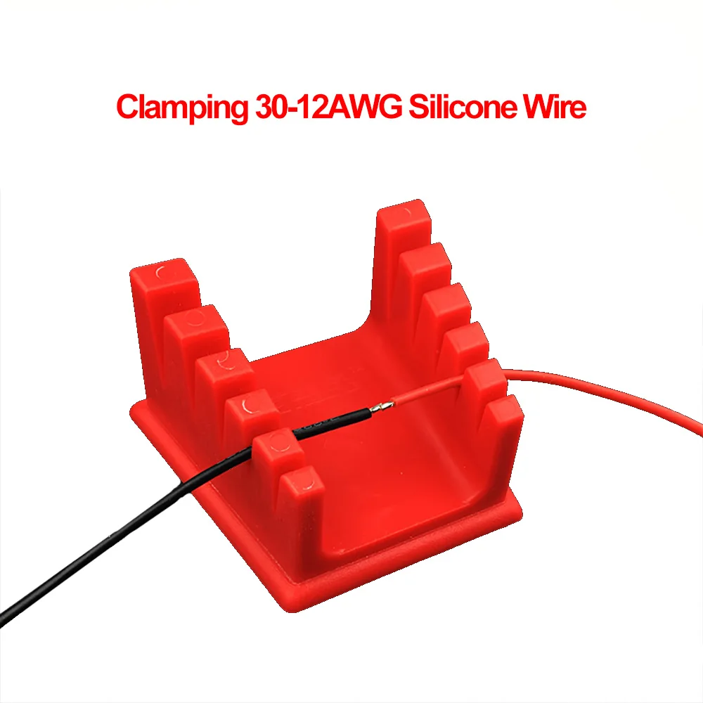30-12AWG силиконовая проволока сварочные инструменты скамейка зажим Поддержка скамейка толстый и тонкий проволочный Зажим Фиксирующий Зажим с магнитом