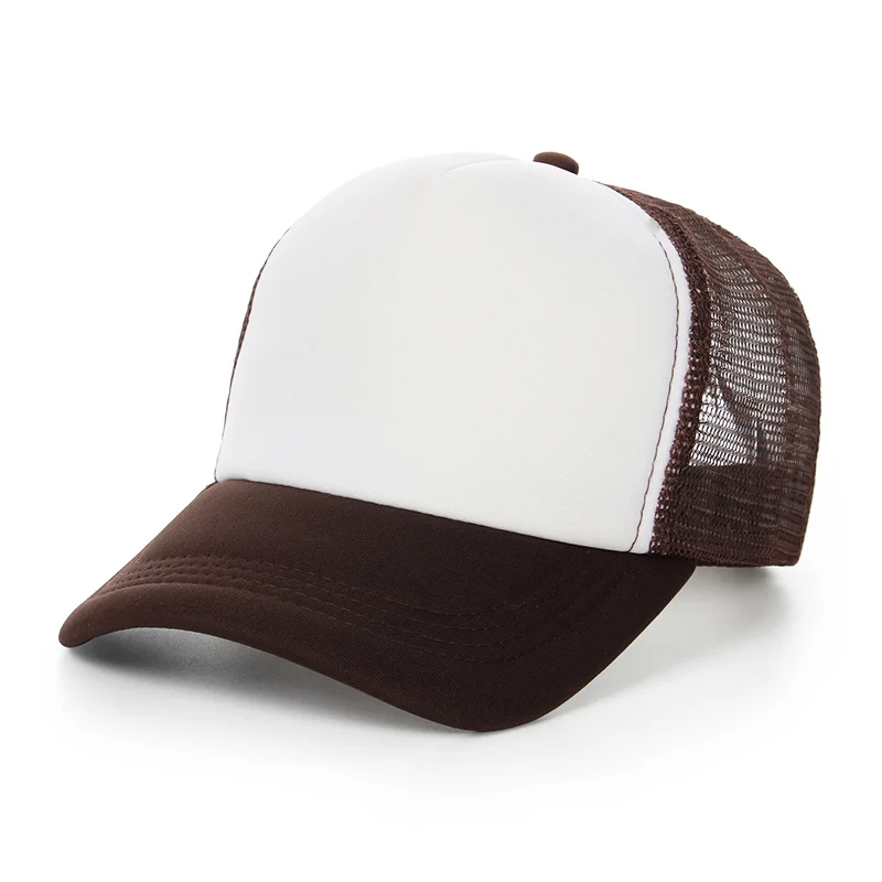 black Пустая сетчатая Кепка s, мужская летняя дышащая бейсболка Snapback, женская модная черная кепка в стиле хип-хоп - Цвет: black