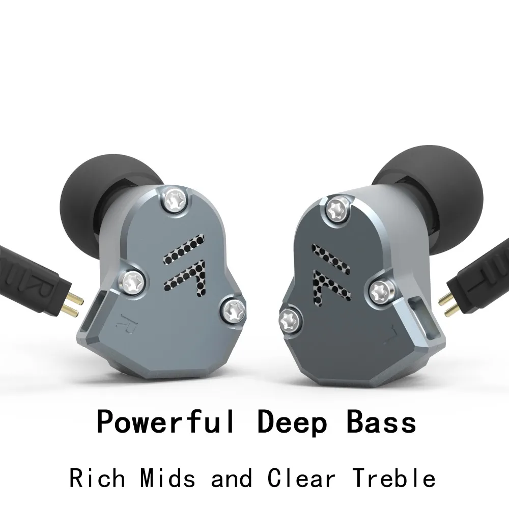 RevoNext QT2 наушники для ушей бас сабвуфер HIFI DJ монитор бега спортивные