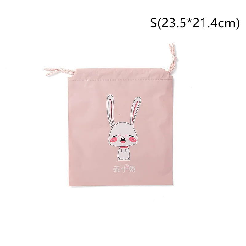 S pink Модные Портативные Сумки на шнурке, обувь для девочек, сумки для женщин, водонепроницаемый дорожный мешок для хранения одежды, сумка высокого качества, косметичка - Цвет: S pink