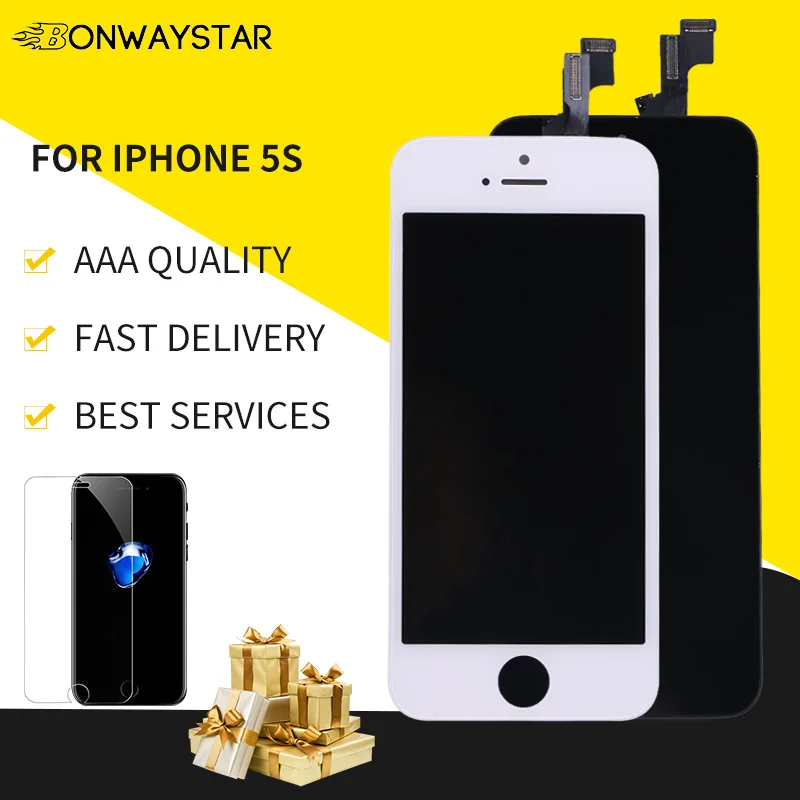 100% рабочий OEM ЖК-экран для iphone 5s экран дисплей запасные части A1453 A1557 A1518 A1528 A1530