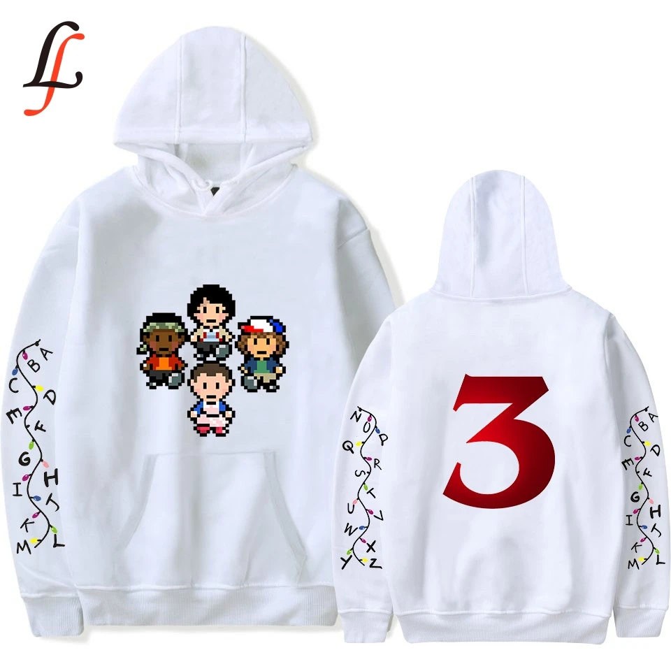 Off White толстовки для мужчин и женщин очень странные дела с аппликацией надписью I Am