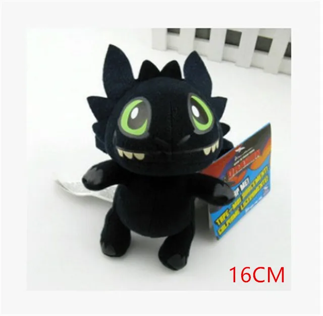doll 16cm 13-35 см Новинка Как приручить дракона 3 Плюшевые игрушки скрытый мир Беззубик светильник Fury& Night Fury Мягкая кукла подарок для детей - Цвет: doll 16cm