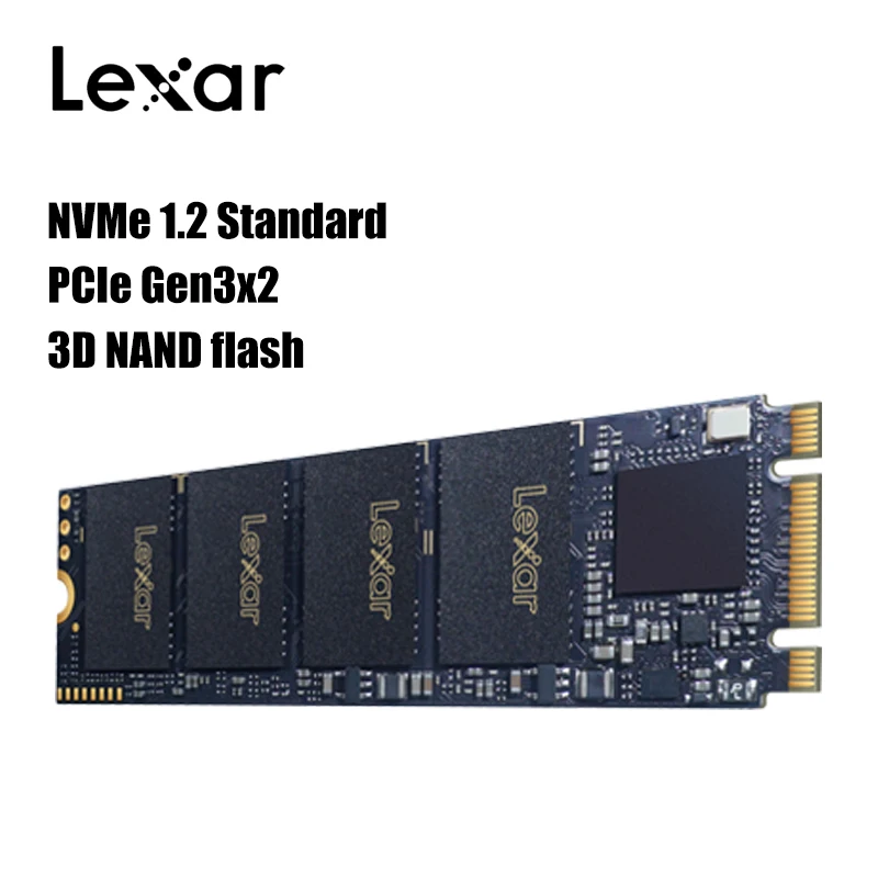 Lexar NM500 NVMe SSD 128GB 256gb 512GB PCIe Gen3x2 Внутренний твердотельный накопитель M.2 2280 HDD жесткий