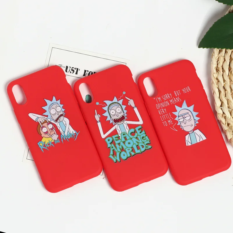 Рик и Морти мультфильм комикс меме слова для iPhone 8 5 5S SE X 7 6 6S Plus 9 XR 11 Pro XS Max Чехол Мягкий ТПУ силиконовый матовый чехол