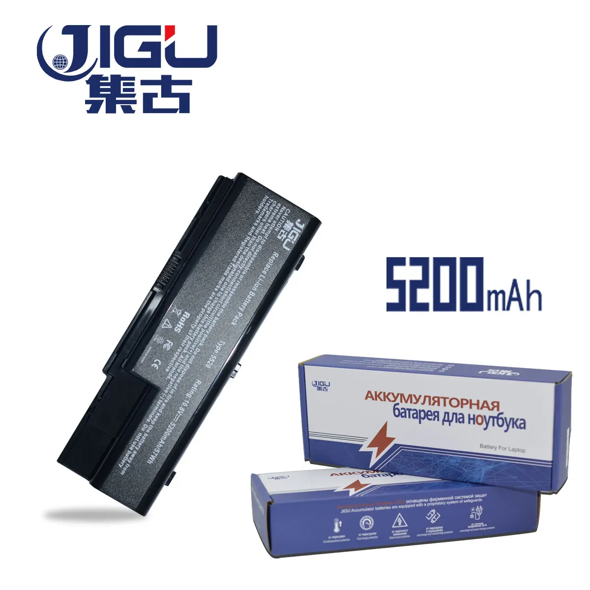 Аккумулятор JIGU для ноутбуков Acer Aspire батарея 7736G 7738G 7740G 8730G 8920G 8930G Extensa 8930 7630EZ 7230G 7630ZG