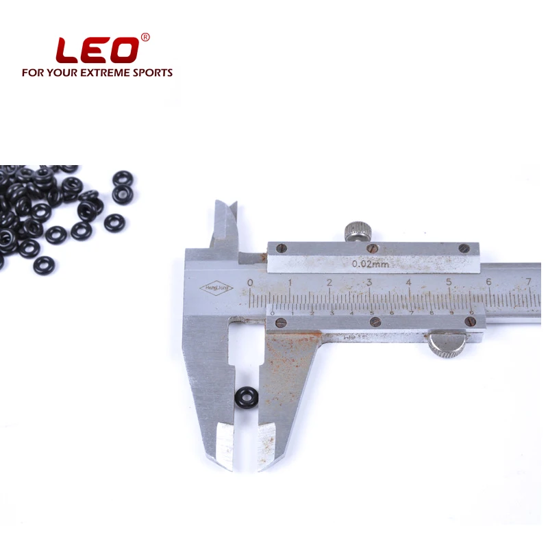500pcs/pack Leo Top Quality O-shaped Ring 27001 Rod Clip Tippet Connector RubberRubber Rings Fishing Accessories Pesca Swivel | Спорт и