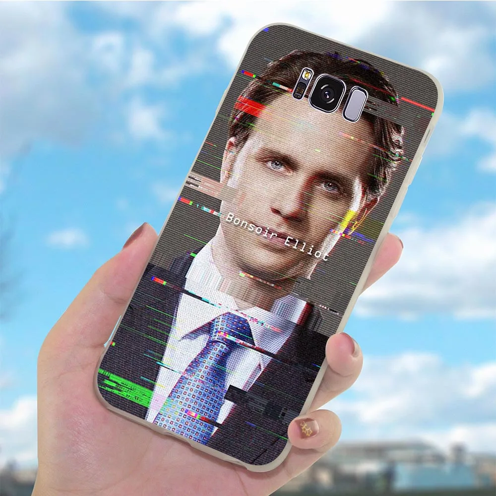 Мягкий чехол из ТПУ для телефона Samsung Galaxy A6 Mr с роботом A7 A5 A3 A8 A9 A10 A20 A30 A40 A50 A70 Plus