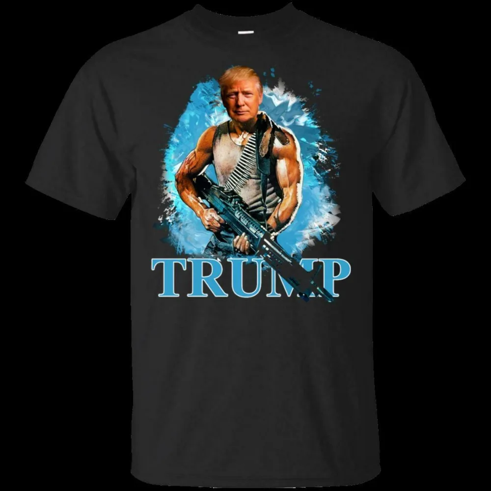 Футболка с изображением Дональда Трампа унисекс из 2019 хлопка | Мужская одежда