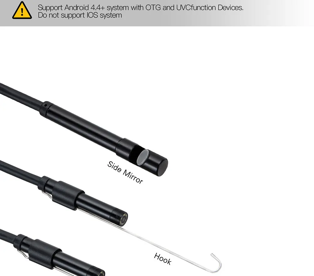 5 м 10 м Водонепроницаемый эндоскоп HD Гибкая камера 5,5 мм 7 мм объектив USB осмотр светодиодный Borescopefor Android телефон ПК endoscopio
