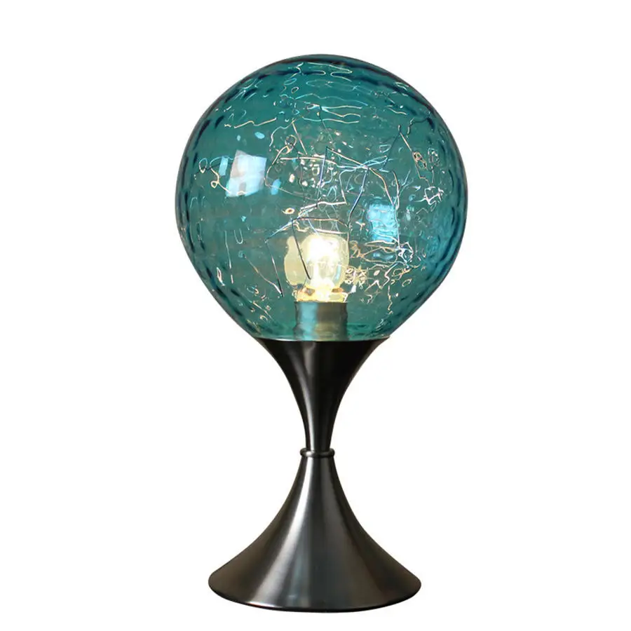 creative Blue Magic Ball table lamp Fantasy Kids Room bedside home decor makeup light fixture girl bedroom decoration | Освещение
