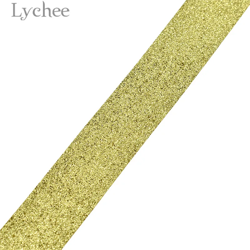 Lychee Life 1 ярд массивная Блестящая лента блестящая тканевая материалы для шитья