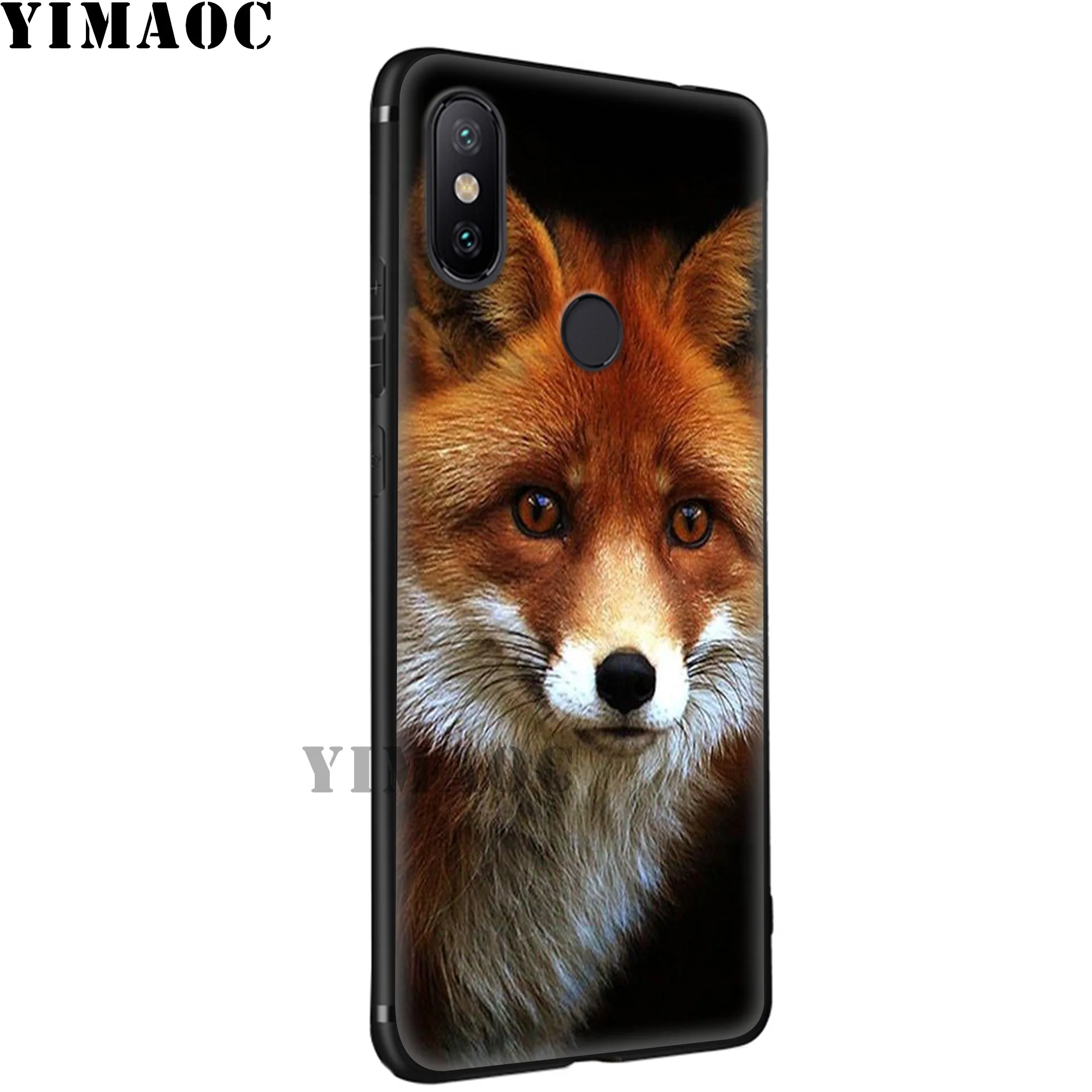 YIMAOC Cute Fox Soft Silicone Case for Xiaomi Redmi 7A Note 7 6 6A 5 4 4X 4A 5A S2 Plus K20 Pro Lite |