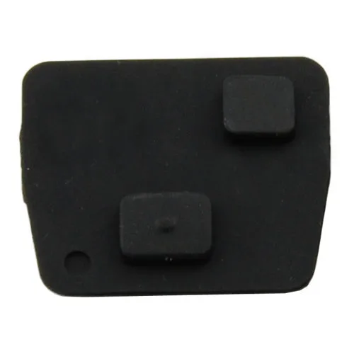 

PREISEI 100pieces/lot Black 2 Button Car Key Silicon Button Rubber Pads Replacements For Toyota