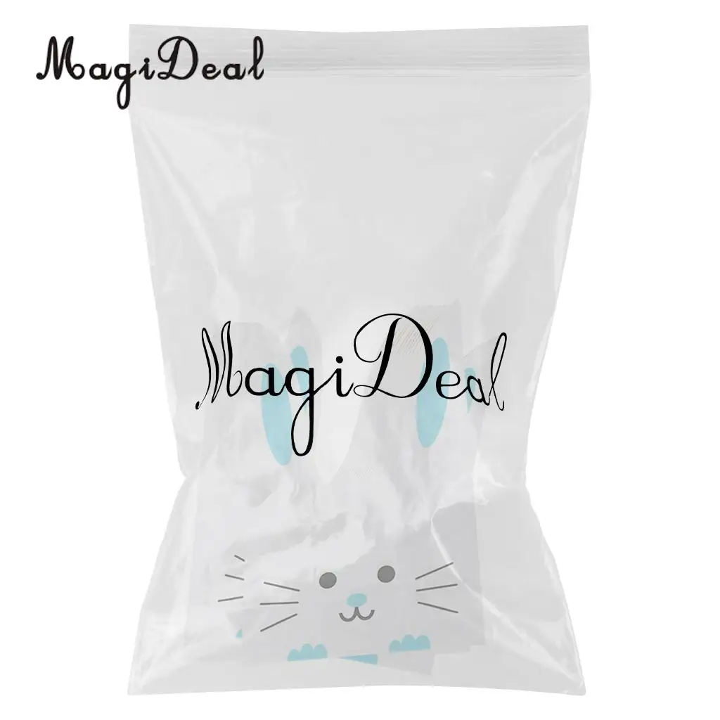 MagiDeal 50 шт./лот Kawaii Кролик уши хлебобулочные печенья угощения сумки упаковочный пакет для печенья самоклеющиеся вечерние подарочные сумки