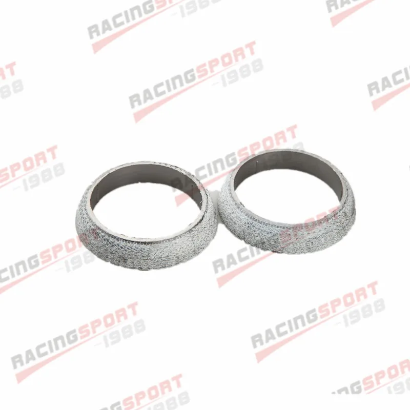 

2PCS 2.25" HEADER/MANIFOLD/DOWNPIPE EXHAUST FLANGE WELD-ON GRAPHITE DONUT GASKET