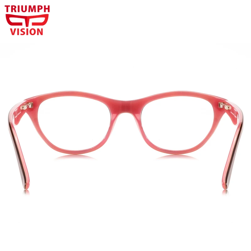 Очки для близорукости TRIUMPH VISION ацетатные розовые очки коррекции сисветильник
