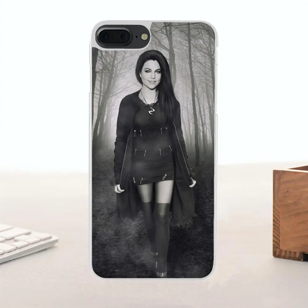 Мягкий ТПУ чехол Bixedx с принтом для Apple iPhone 4 4S 5 5C SE 6 6S 7 8 Plus X обезболивающий Amy Lee Dark
