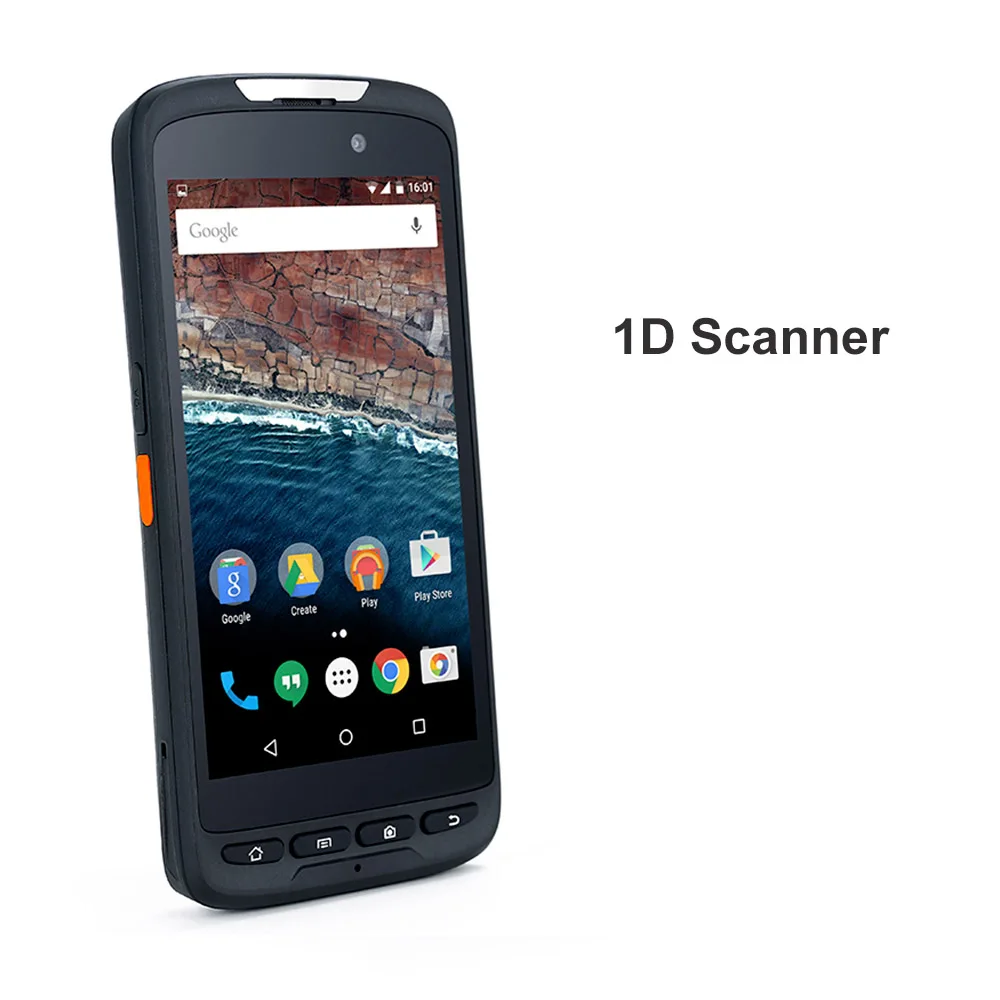 5 дюймов прочный КПК Android 8,1 Honeywell/Zebra 1D 2D сканер штрих-кода NXP NFC 13,56 M Бесплатный SDK ручной сборщик данных терминал - Цвет: Standard with 1D