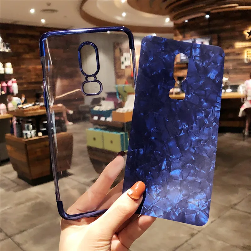 TPU Glitter Bling Marble Case For OnePlus 6 5T iphone X 6s 7 8 Plus Cover Silicone Frame + Transparent Soft Shell Phone Cases |