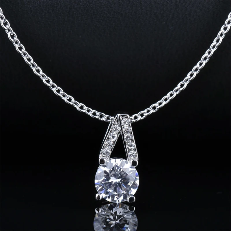 Модные ожерелья серебряного цвета с кристаллами YAN MEI GLD0683 оптовая продажа|fashion