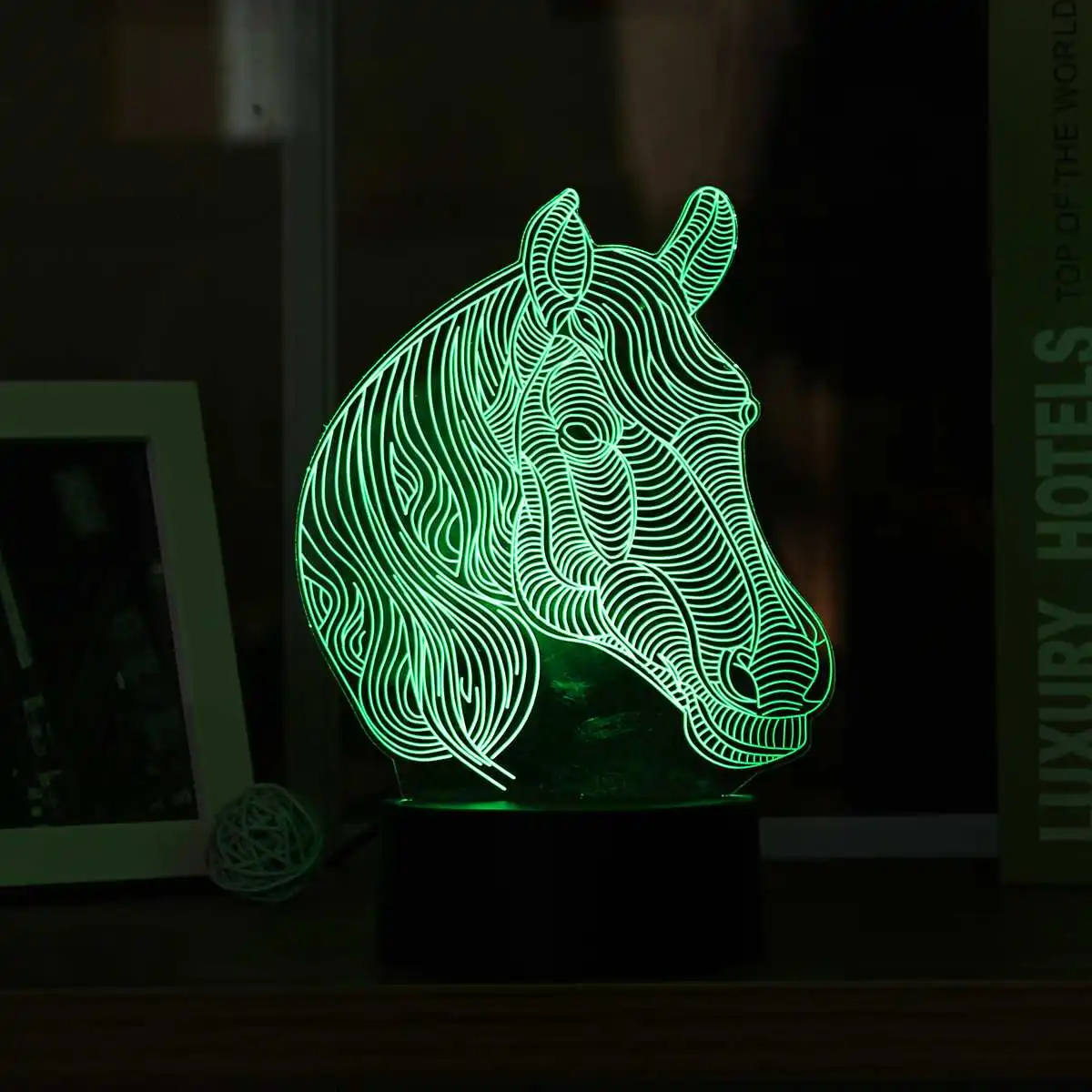 Светодиодная RGB лампа в виде животного с выключателем|Ночники| |