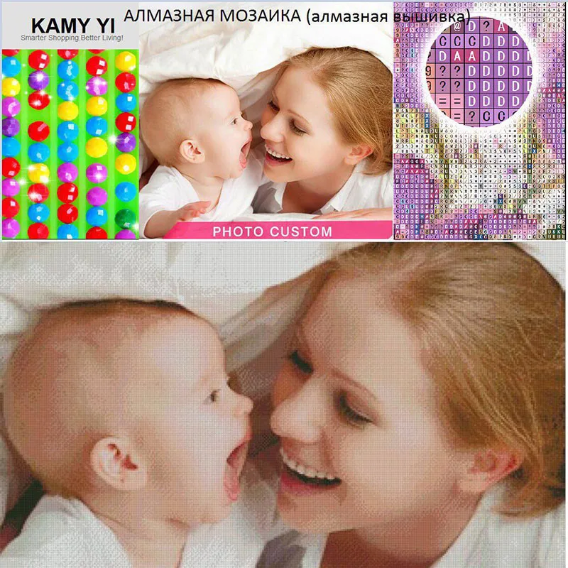 Алмазная 5D картина на заказ вышивка крестиком мозаика с квадратными/круглыми