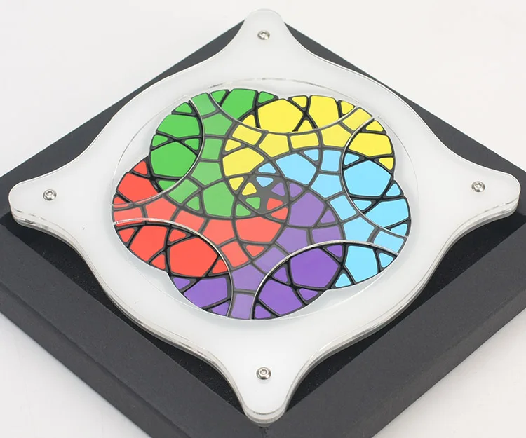 Ограниченная версия VeryPuzzle Герань V волшебный куб головоломка черный Cubo Magico