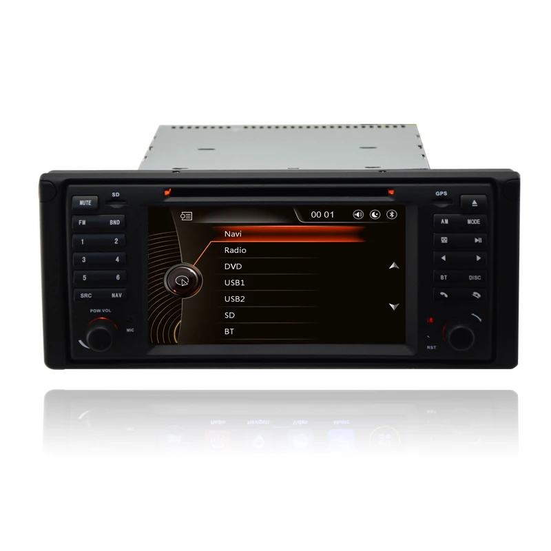 7 &quotавтомобильный dvd плеер с gps навигацией для BMW E39 5 серий 1997 2007 лет Авто Радио