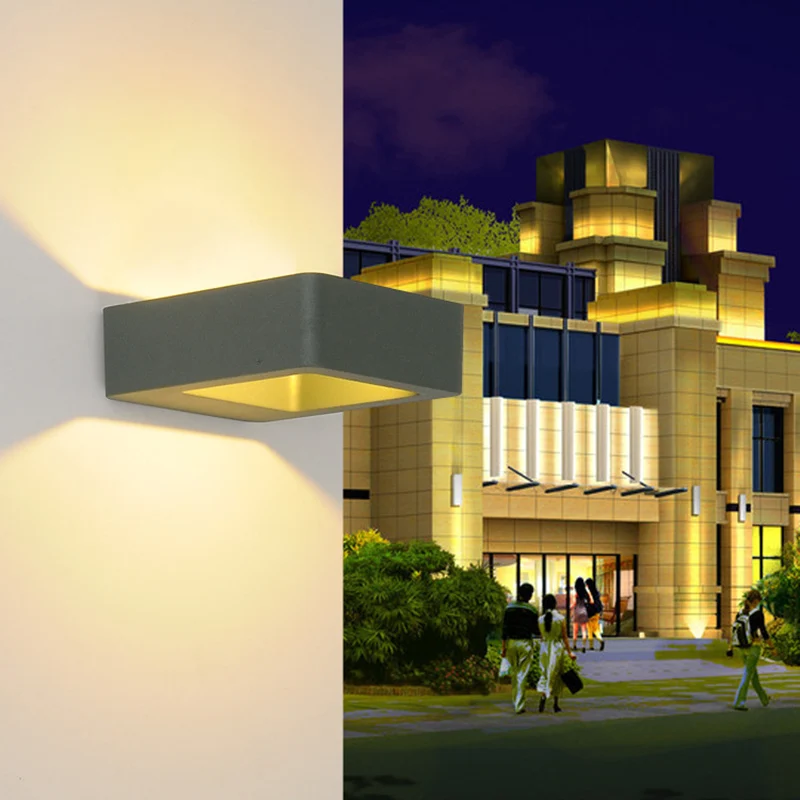 TAMPROAD вверх вниз 8 Вт LED освещение Настенные светильники IP65 водонепроницаемые