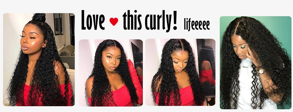 Riya 13X6 Curly Lace Front Human Hair Wigs For Women Brazilian Remy Hair Glueless Lace Wig Pre-Plucked Hairlline With Baby Hair