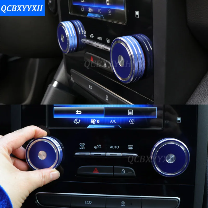 QCBXYYXH для Renault Koleos 2017 алюминиевый Стайлинг автомобиля 2 шт./компл. ручка