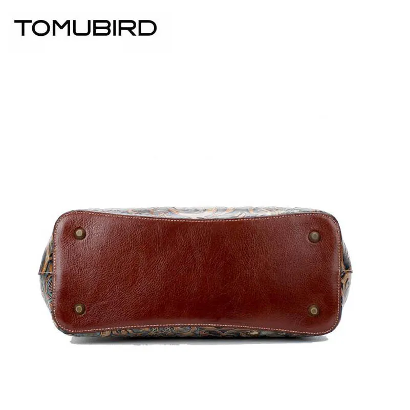 Сумка TOMUBIRD из натуральной кожи превосходный дизайнер с тиснением вручную | Багаж