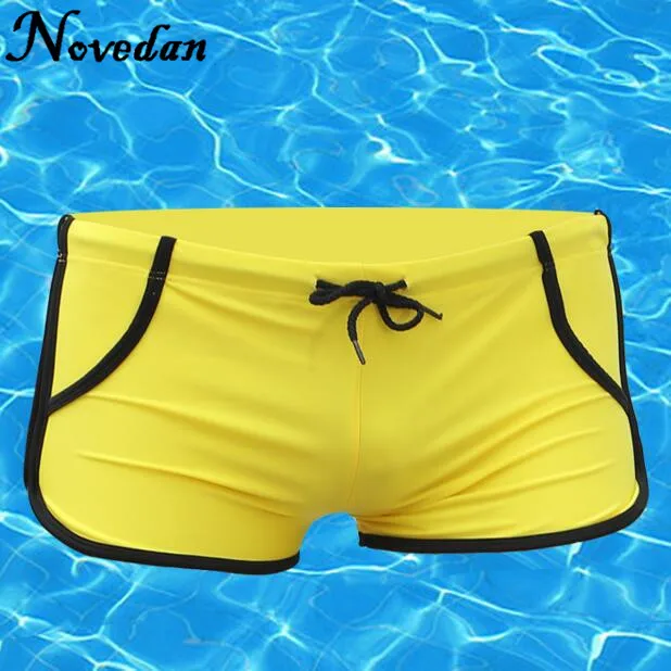 Новинка 2017 Мужские дышащие плавки сексуальные хит продаж боксеры пляжные