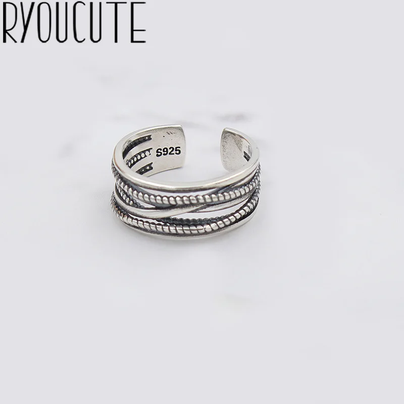 Богемные винтажные серебряные цветные ретро кольца для женщин Bijoux подарок