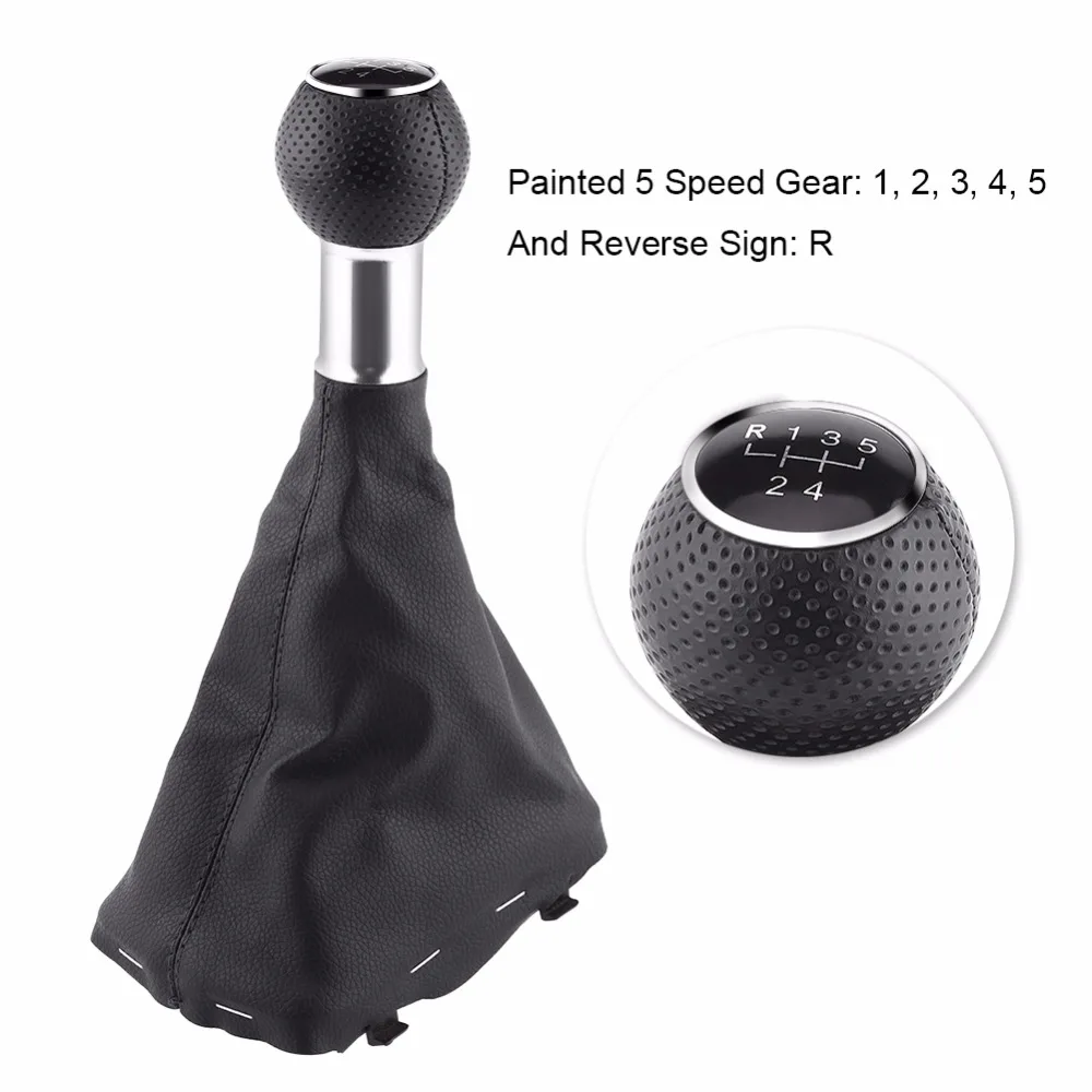 5 скоростей Ручка Переключения рулевого механизма автомобиля Gearstick Gaiter Boot Kit для