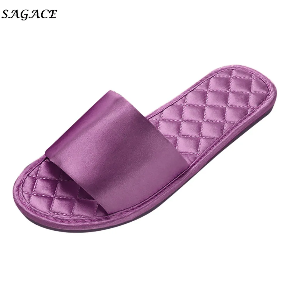 SAGACE/обувь Новинка Женские летние шлепанцы Шелковые из пвх Домашние пляжные для