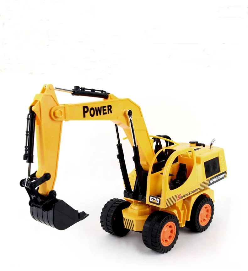 Новый RC экскаватор 6ch дистанционного управления r/c копания Функция с 7 светлый