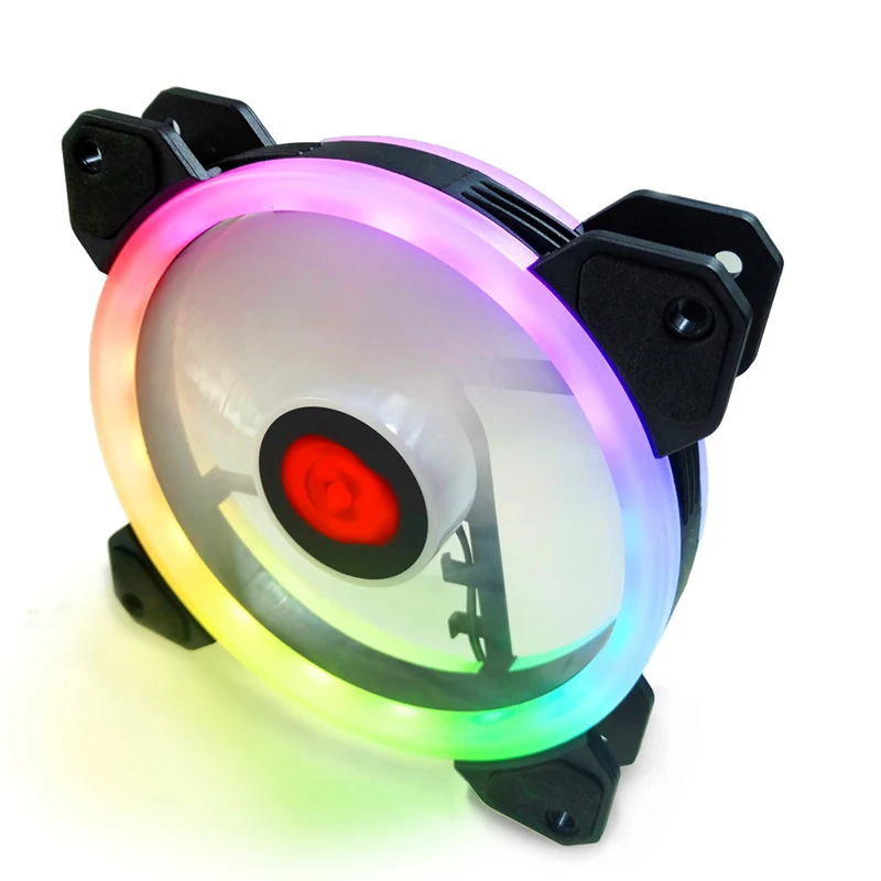 Вентилятор охлаждения rgb aurora 120 мм 6 контактный контроллер/LED Порт RGB LED кольцо для